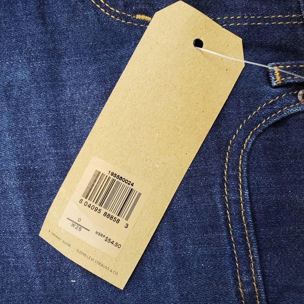 Levis Strauss Skinny Ankle Mens Youth O 25W Jeans - Picture 4 of 6